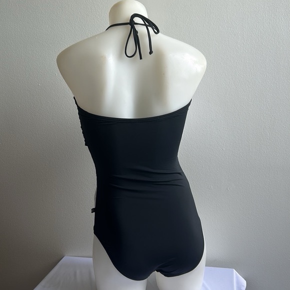 Black and White One Piece Swimsuit Small La Vie en Rose - Picture 4 of 5